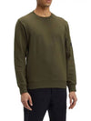 Diagonal Raised Fleece Sweatshirt Ivy Green - CP COMPANY - BALAAN 3