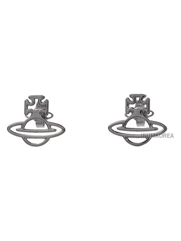 Perlar Brass Earrings Ruthenium - VIVIENNE WESTWOOD - BALAAN 3