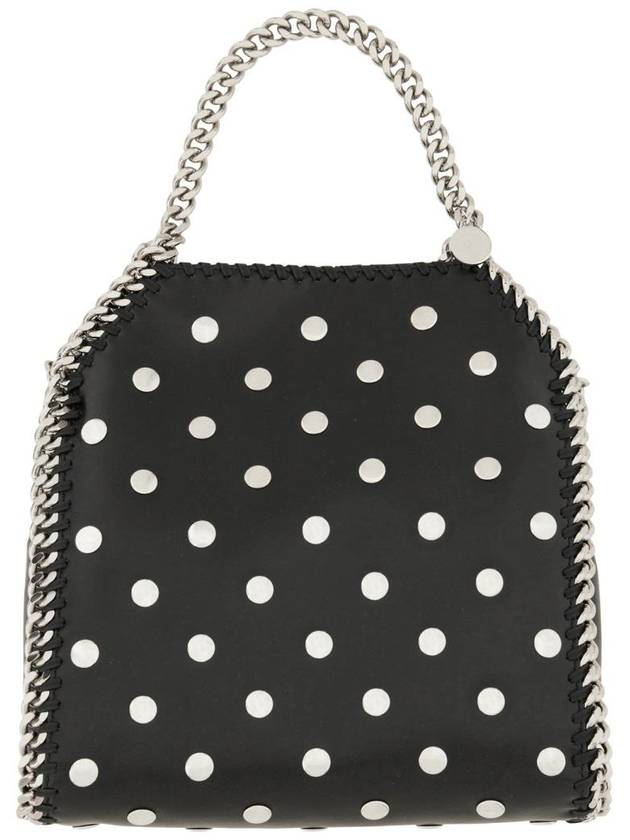 Studded Falabella mini tote bag black - STELLA MCCARTNEY - BALAAN 3