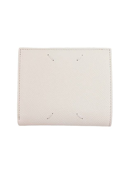 Stitch Logo Zipper Half Wallet White - MAISON MARGIELA - BALAAN 2