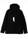 Men's Lens Wappen Hooded Anorak Black - CP COMPANY - BALAAN 2