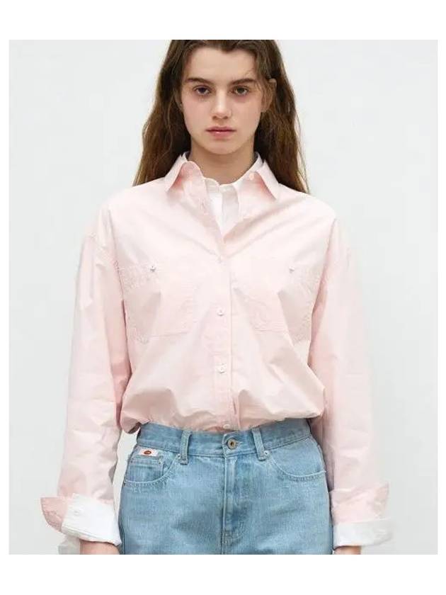 OVERSIZED POCKET SHIRTS PINK - BENSIMON - BALAAN 1