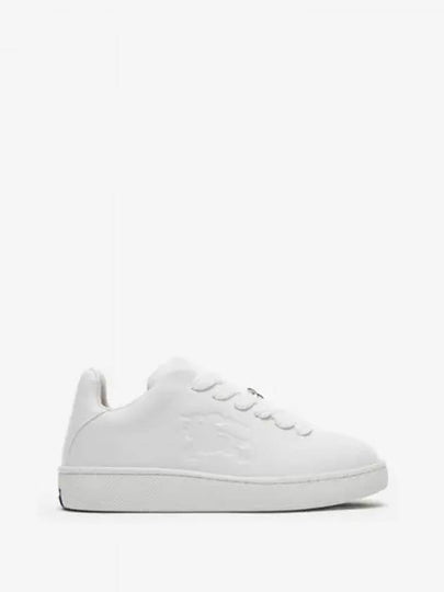 Leather Box Low-Top Sneakers White - BURBERRY - BALAAN 2