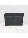 Lux You Intrecciato zipper clutch large 406021 - BOTTEGA VENETA - BALAAN 1