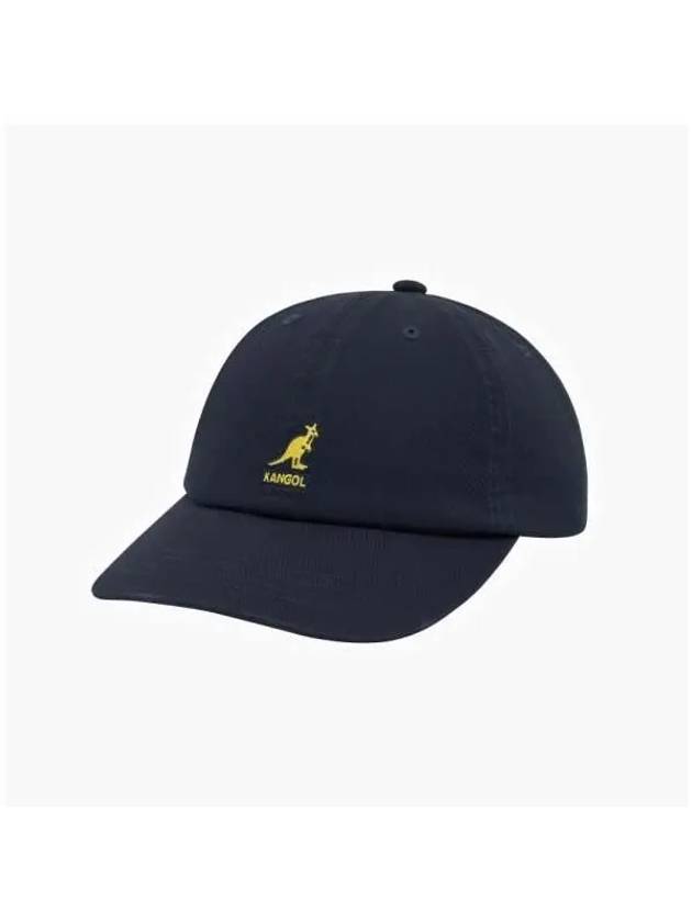 K5165HT NAVY washed ball cap - KANGOL - BALAAN 3