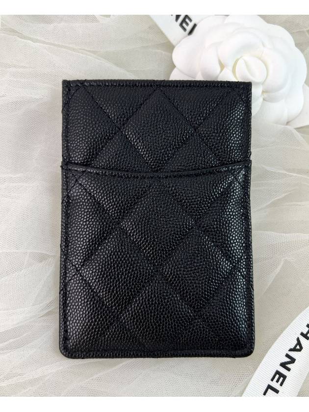 Crystal CC Logo Card Wallet Black Caviar AP3404B1292894305 - CHANEL - BALAAN 3