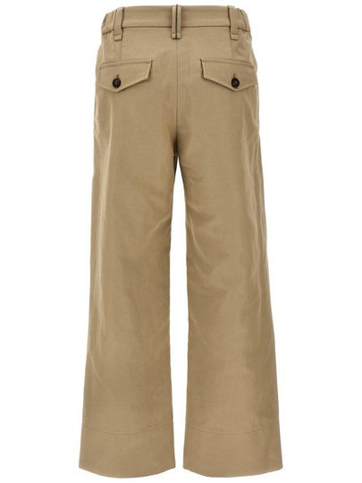 Brunello Cucinelli Linen Cotton Trousers - BRUNELLO CUCINELLI - BALAAN 2