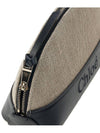 Women's Sense Pouch Bag Beige Black - CHLOE - BALAAN 8