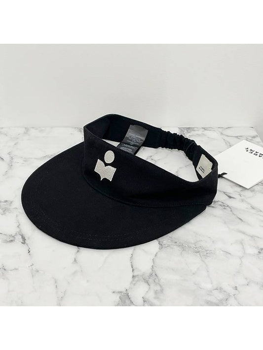 TYRY Logo Visor Cap Hat Black Ecru CQ004XFA A3C05A BKEC - ISABEL MARANT ETOILE - BALAAN 2