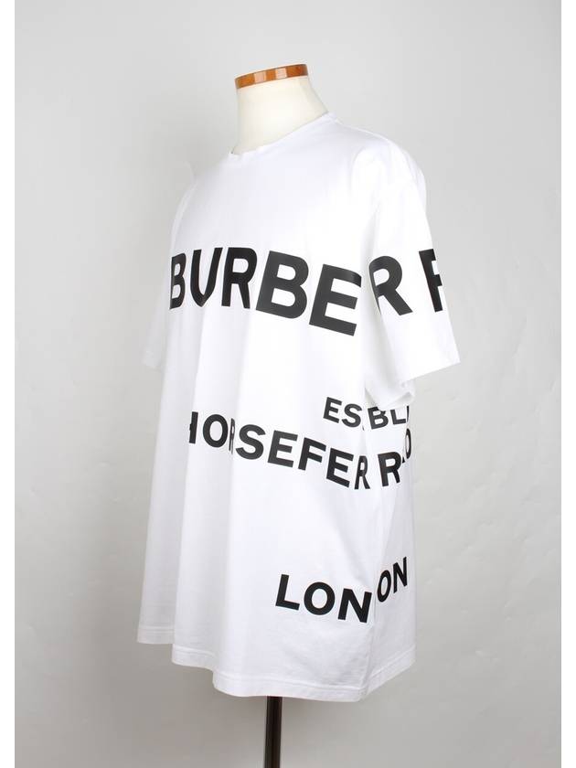 Horseferry Logo Short Sleeve T Shirt M - BURBERRY - BALAAN 4