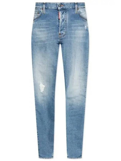 Medium Preppy Wash Cool Guy Straight Jeans Light Blue - DSQUARED2 - BALAAN 2