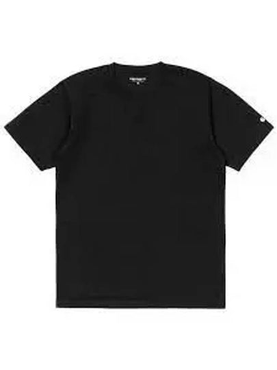 Base Short Sleeve T-Shirt Black - CARHARTT WIP - BALAAN 2