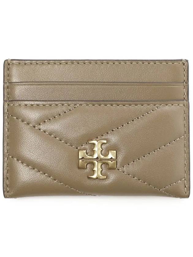 Kira Chevron Card Wallet 90345 D451 - TORY BURCH - BALAAN 1