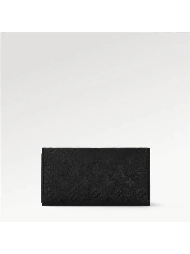 Sarah Monogram Long Wallet Black - LOUIS VUITTON - BALAAN 6