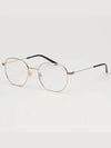 Eyewear Metal Geometric Glasses Gold - GUCCI - BALAAN 7