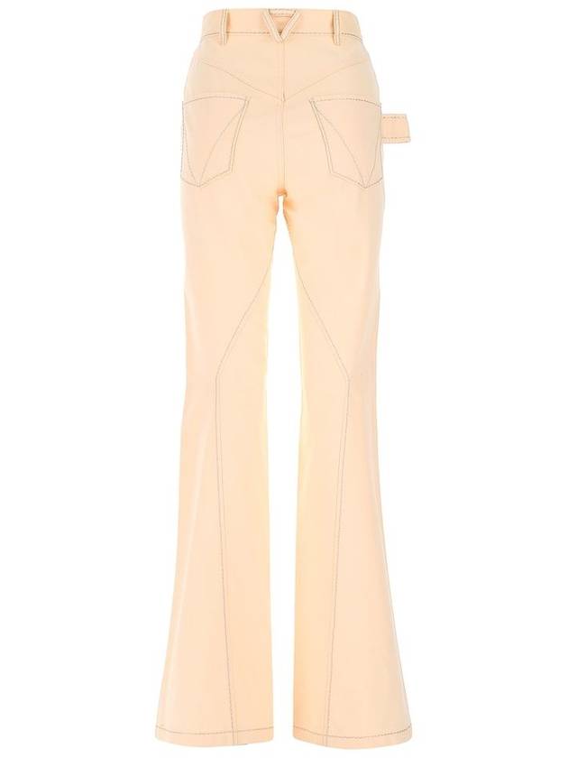 straight pants beige - BOTTEGA VENETA - BALAAN 3