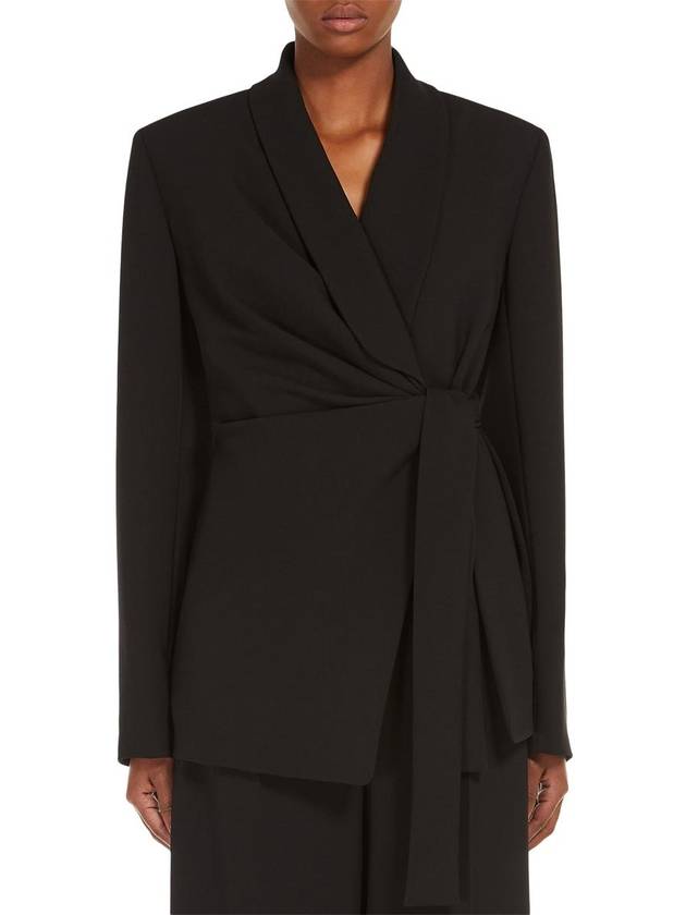 Comma Triacetate Jacket Black - MAX MARA - BALAAN 3