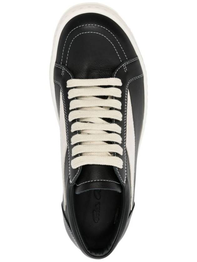 Porterville Vintage Low Top Sneakers Black - RICK OWENS - BALAAN 5