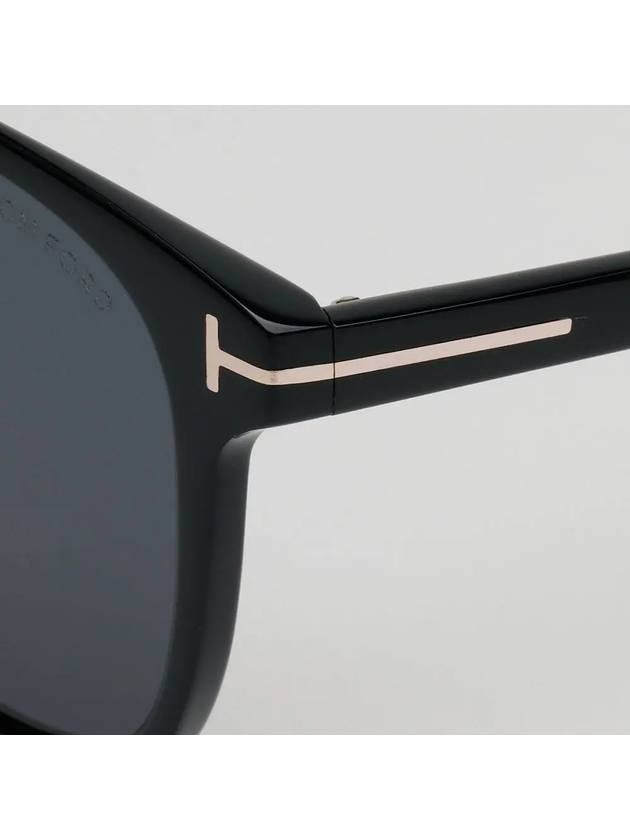 Eyewear square horn rimmed acetate sunglasses black - TOM FORD - BALAAN 6