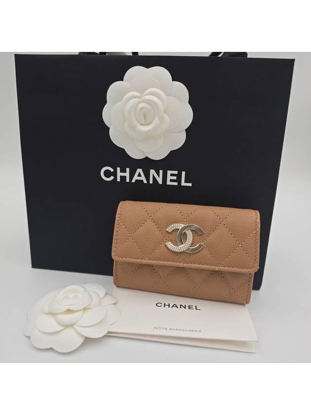 24B season snap card wallet dark beige AP4178 - CHANEL - BALAAN 8