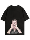 Bowie print short sleeve t shirt black - IH NOM UH NIT - BALAAN 1