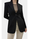 Edel Single Breasted Caddy Blazer Jacket Black - MAX MARA - BALAAN 9