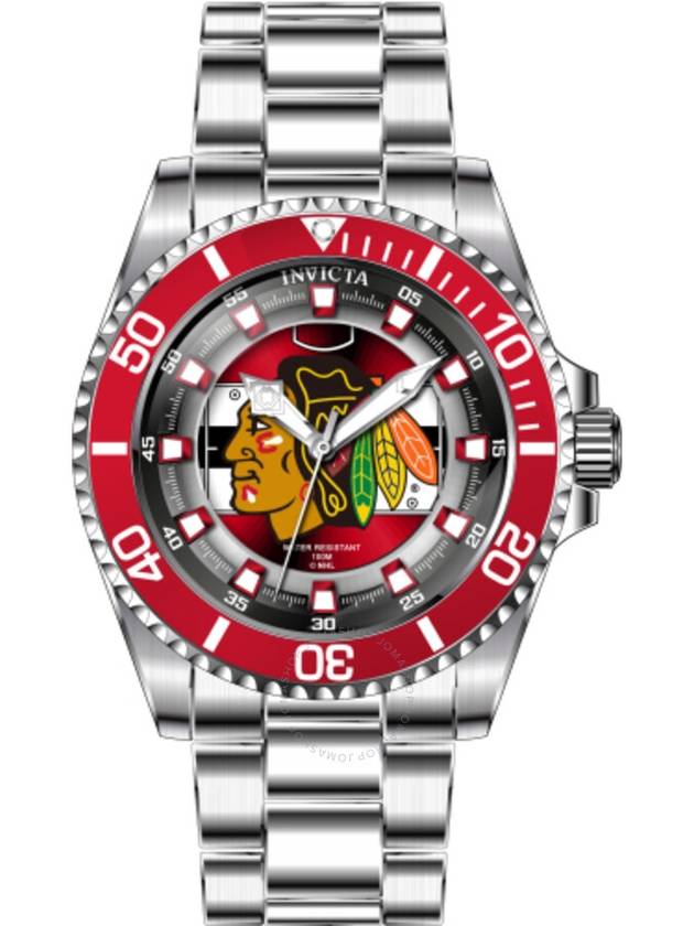 Invicta NHL Chicago Blackhawks Quartz Red Dial Ladies Watch 42203 - INVICTA - BALAAN 2