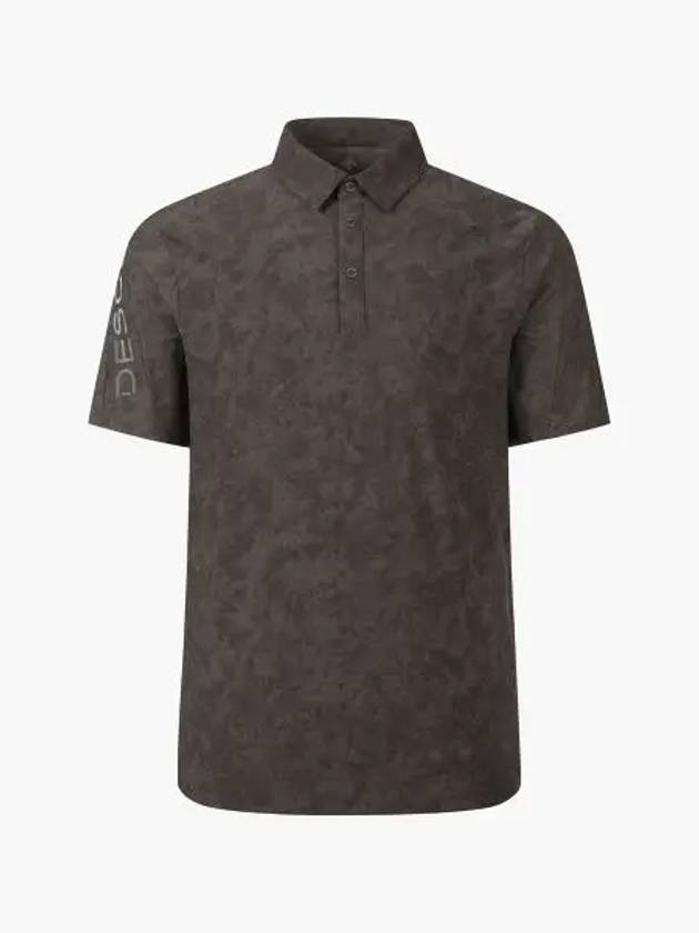 GOLF Men s Melange Pattern Short Sleeve T Shirt DP22MFTS48 - DESCENTE - BALAAN 1