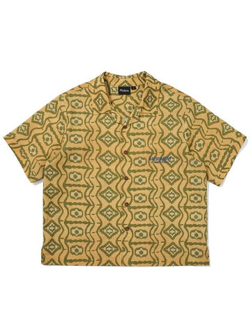 Paradise Button Up Shirt Jacket YELLOW MAN - MALBON GOLF - BALAAN 1