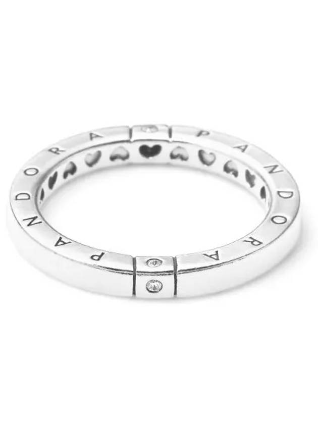 logo heart ring silver - PANDORA - BALAAN 2