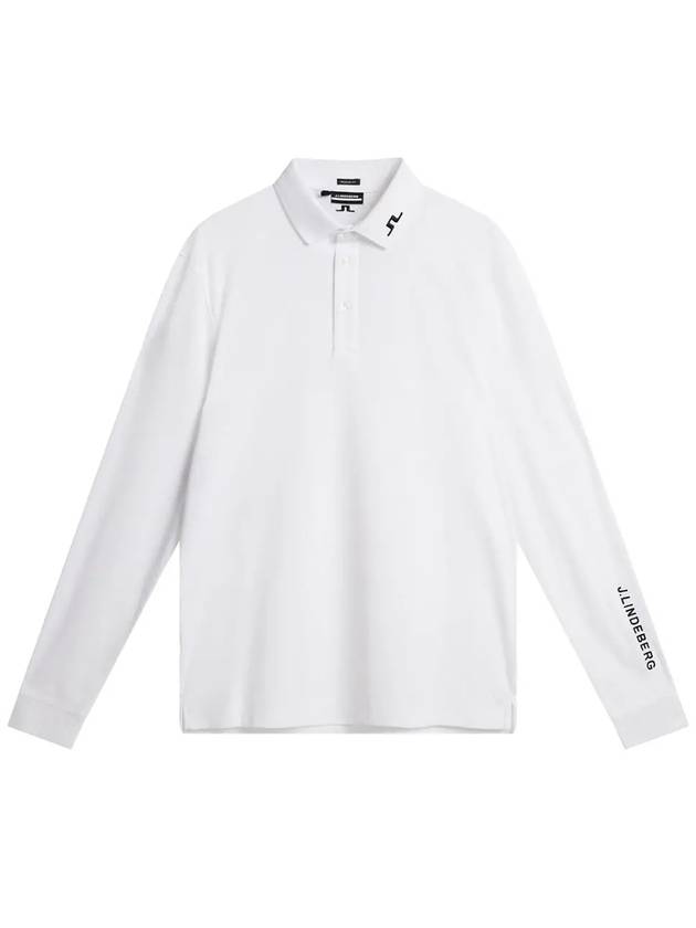 Men's Tour Tech Long Sleeve T-Shirt White - J.LINDEBERG - BALAAN 2