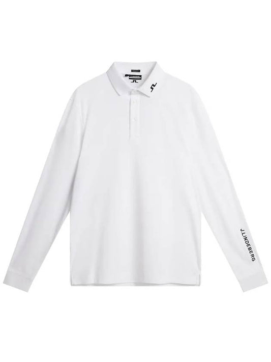 Men's Tour Tech Long Sleeve T-Shirt White - J.LINDEBERG - BALAAN 2