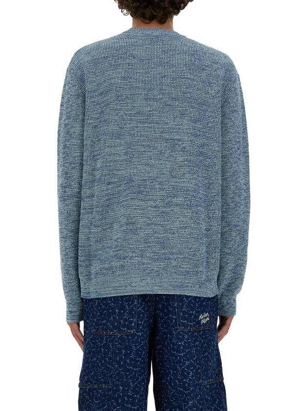 Sweater MM00807KT1108 H476 Light Blue - MAISON KITSUNE - BALAAN 4