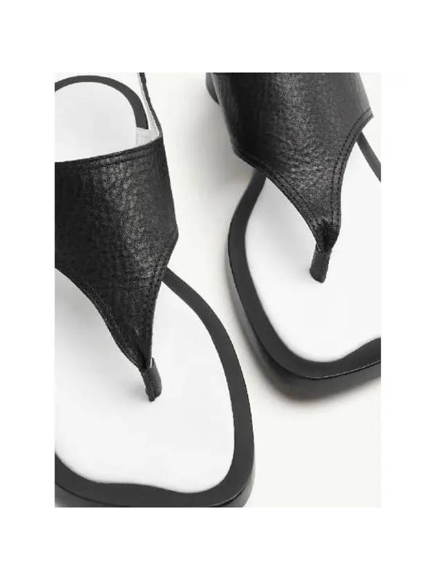 Anatomic Leather Sandals Black - MAISON MARGIELA - BALAAN 3