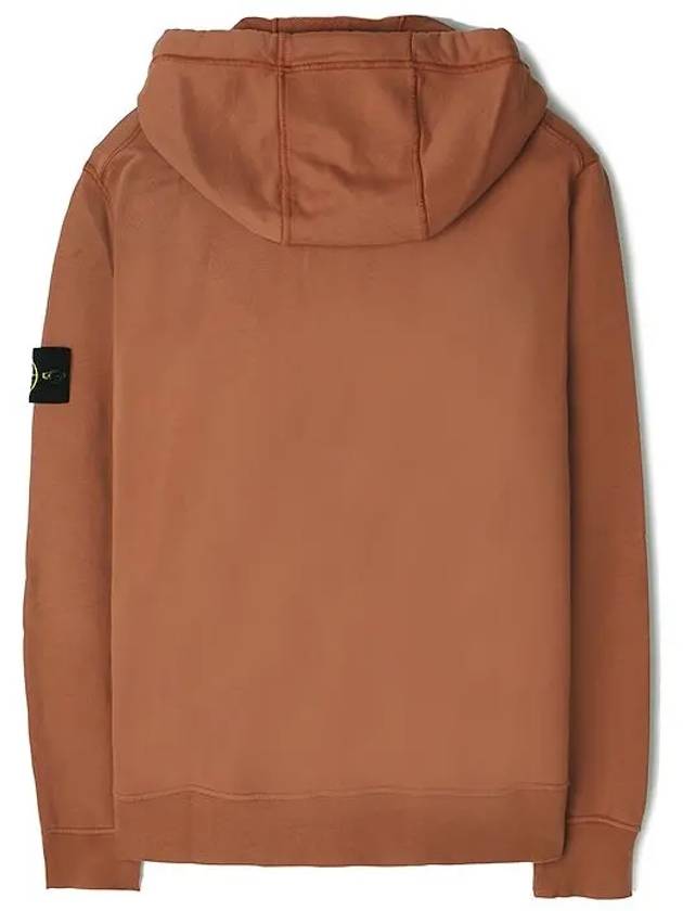 Compass Badge Zip Up Hoodie Dark Orange - STONE ISLAND - BALAAN 3