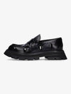 Cutout Flat Loafers Black - ALEXANDER MCQUEEN - BALAAN 2