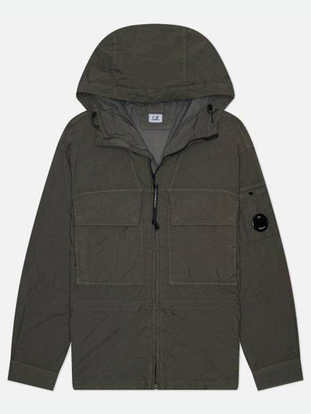 Taylon-P Zip Up Hoodie Green - CP COMPANY - BALAAN 2