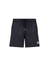 Moncler Logo Swim Shorts Night Blue - MONCLER - BALAAN 3