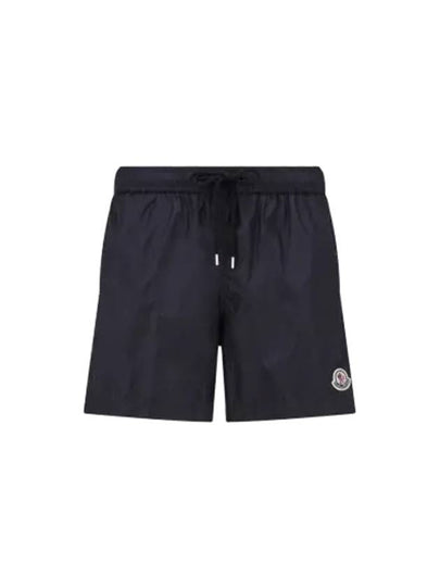 Logo Swim Shorts Night Blue - MONCLER - BALAAN 2