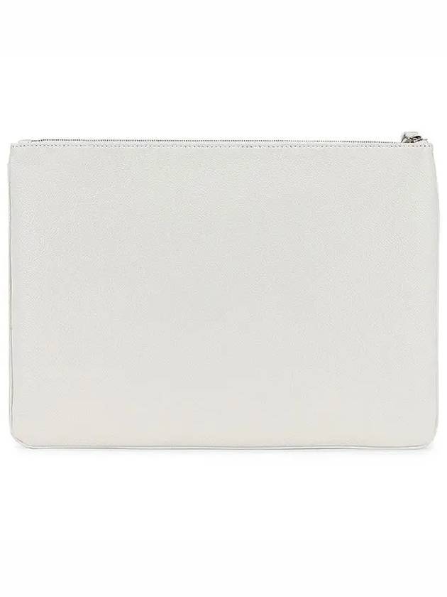 logo clutch bag white - BALENCIAGA - BALAAN.