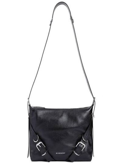 Voyou Leather Shoulder Bag Black - GIVENCHY - BALAAN 2