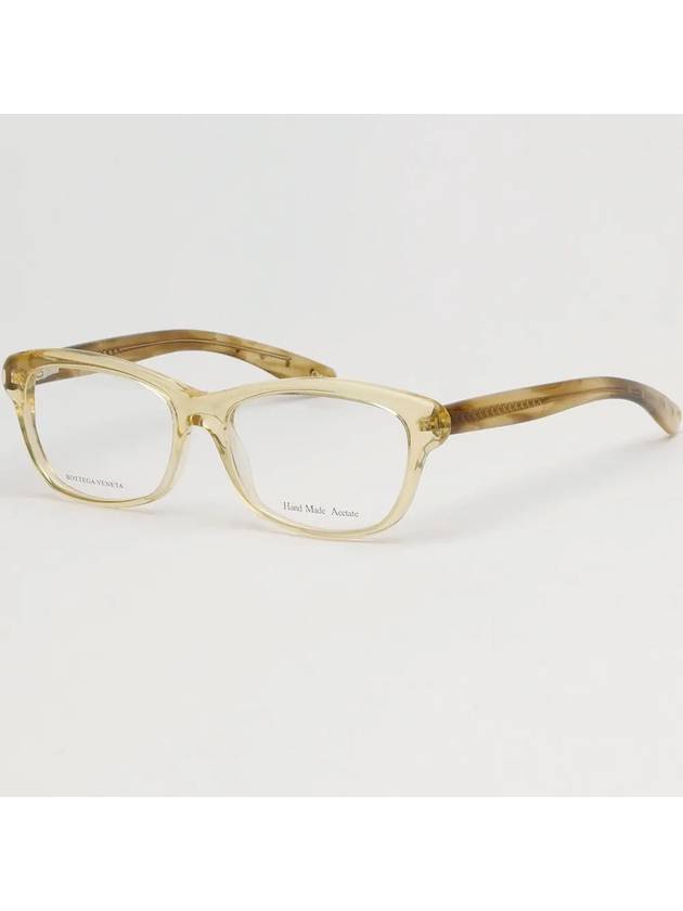 Glasses frame BV205 446 translucent horn - BOTTEGA VENETA - BALAAN 5