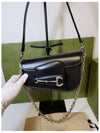 Bag Mini Horsebit 1955 Shoulder Black 7742091 - GUCCI - BALAAN 4