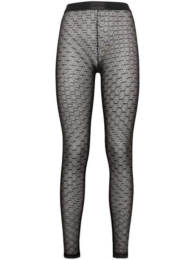 DSQUARED2 Monogram High-Waisted Tights - DSQUARED2 - BALAAN 1