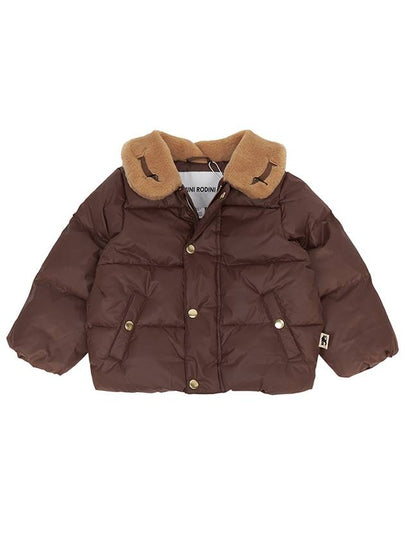 Kids padded jumper 2471013316 BROWN - MINI RODINI - BALAAN 2