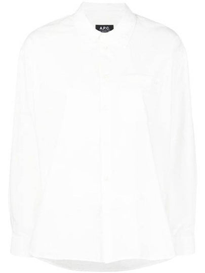 Boyfriend Long Sleeve Shirt White - A.P.C. - BALAAN 2