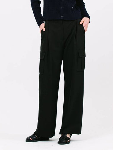 JK Side Pocket Wide Pants Black - JUN BY JUN K - BALAAN 1