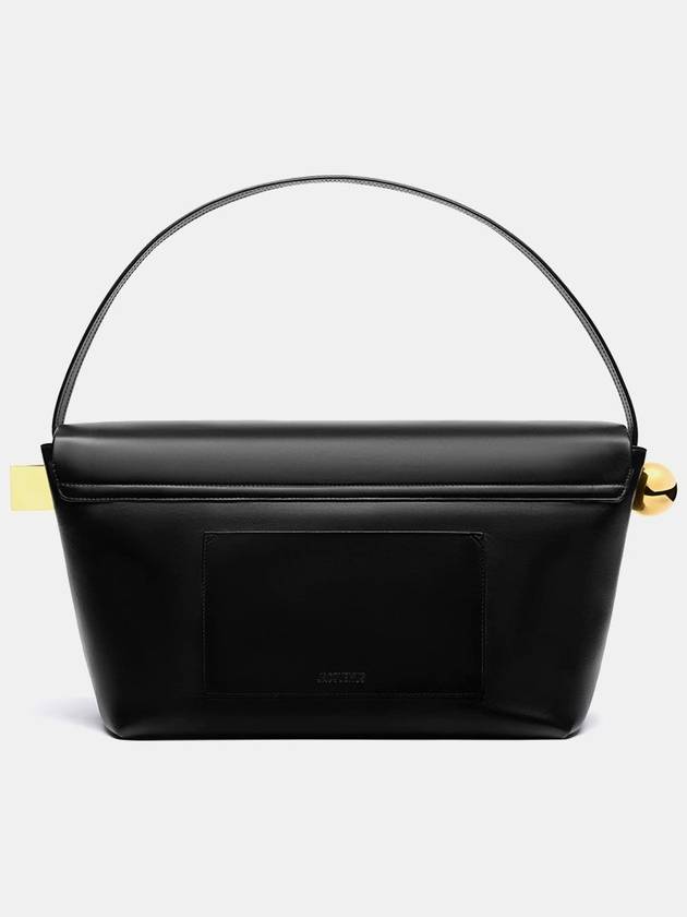 The Large Ronde Carre Shoulder Bag Black - JACQUEMUS - BALAAN 3