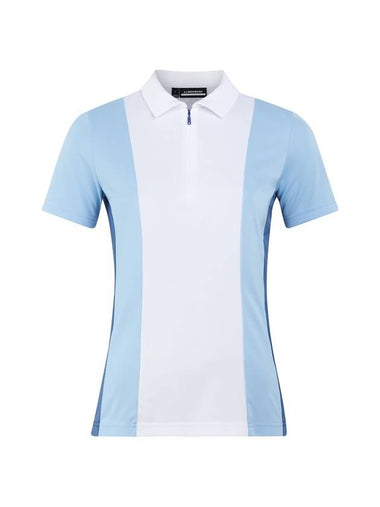 Women's Evelina Golf Polo Shirt Blue - J.LINDEBERG - BALAAN 1