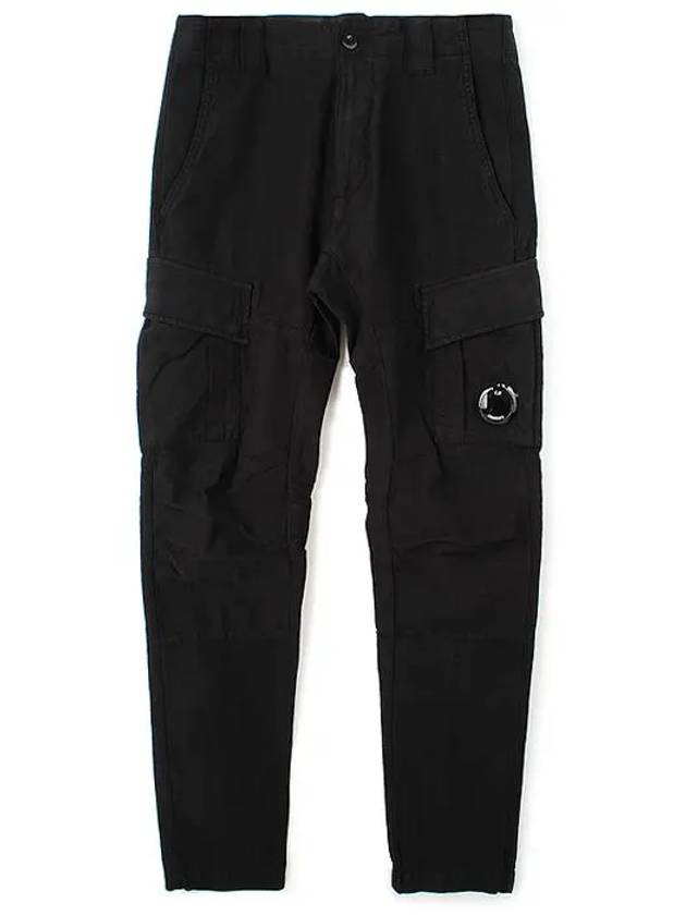 Men's Ottoman Straight Pants Black - CP COMPANY - BALAAN 2